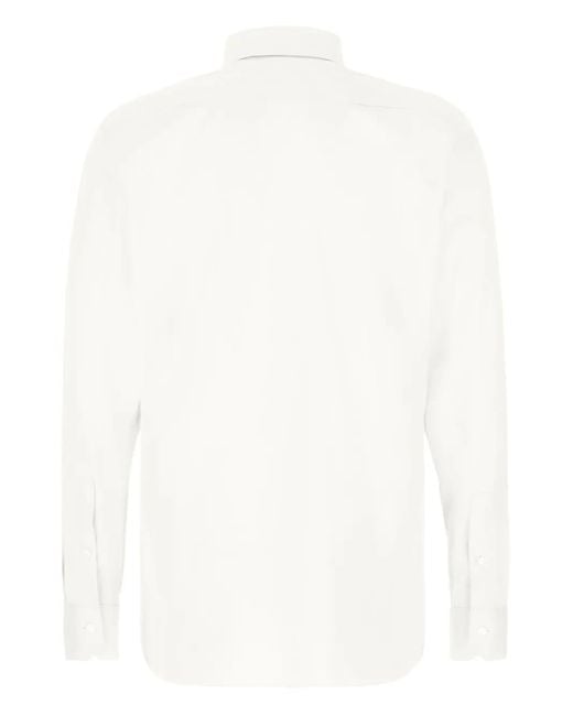 Zegna White Long-Sleeve Shirt for men