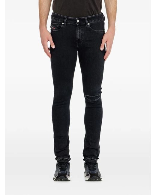 DIESEL Blue Skinny Jeans Low Waist 1979 Sleenker for men