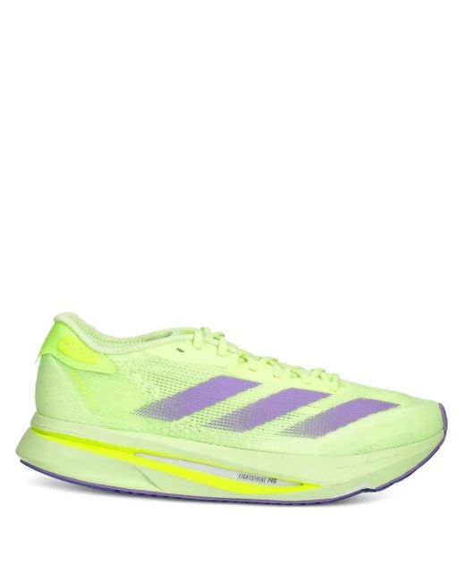 Adidas メッシュ ランニングシューズ Yellow