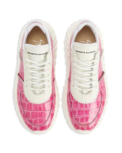 Giuseppe Zanotti Pink Trainers