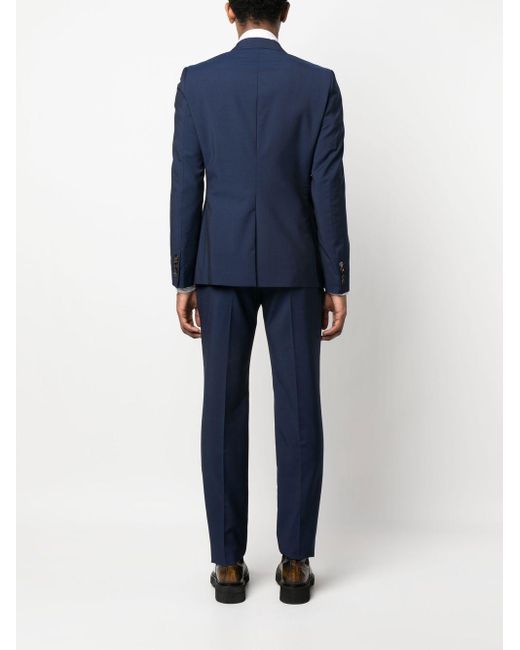 Gucci Blue Single-breasted Wool-blend Suit for men