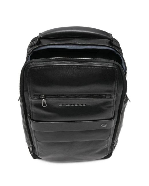 Piquadro Black Sac À Dos À Fermeture Zippée