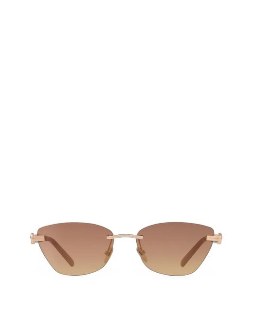 Fred Metallic Cat-Eye Sunglasses