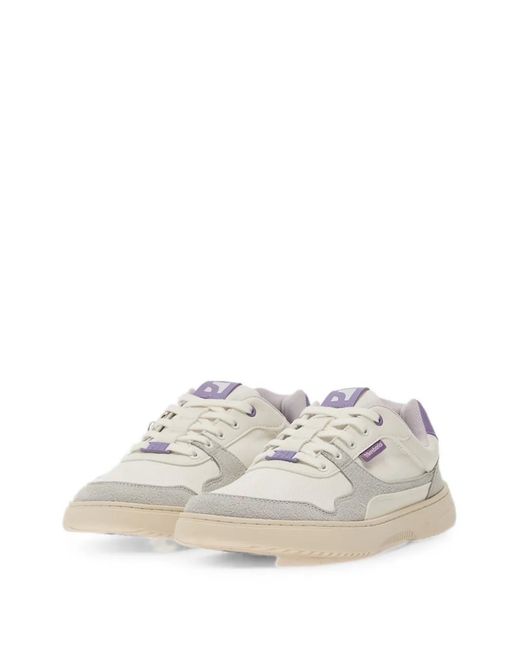 Barebarics White Baskets Zing À Empiècements