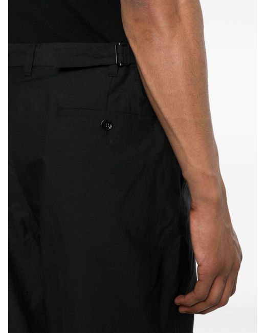 Pantalones con pinzas Lemaire de hombre de color Black