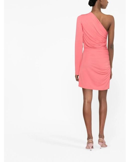 DSquared² ディースクエアード ワンショルダー ミニドレス Pink