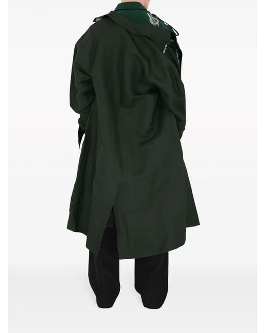 Burberry Black Wool-Blend Straight-Leg Trousers for men