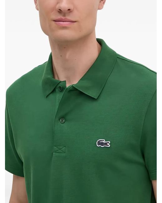 Lacoste Green Short-Sleeve Polo Shirt for men