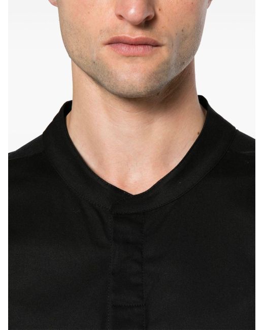 Camicia con inserti a contrasto di Thom Krom in Black da Uomo