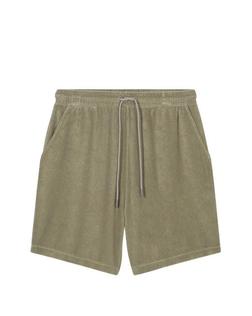 Closed Green Drawstring Terry-Cloth Shorts for men