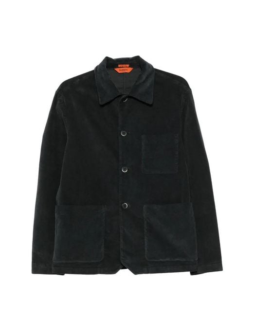 Barena Black Visal Overshirt for men