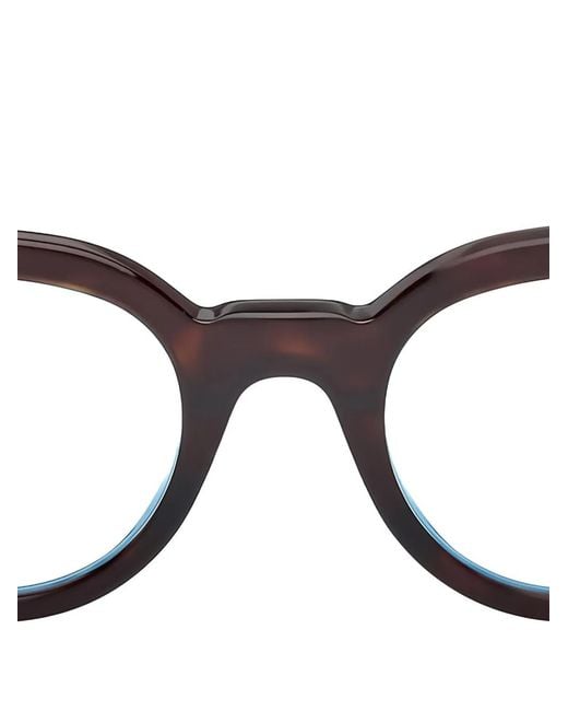 Tom Ford Blue Round-Frame Acetate Glasses