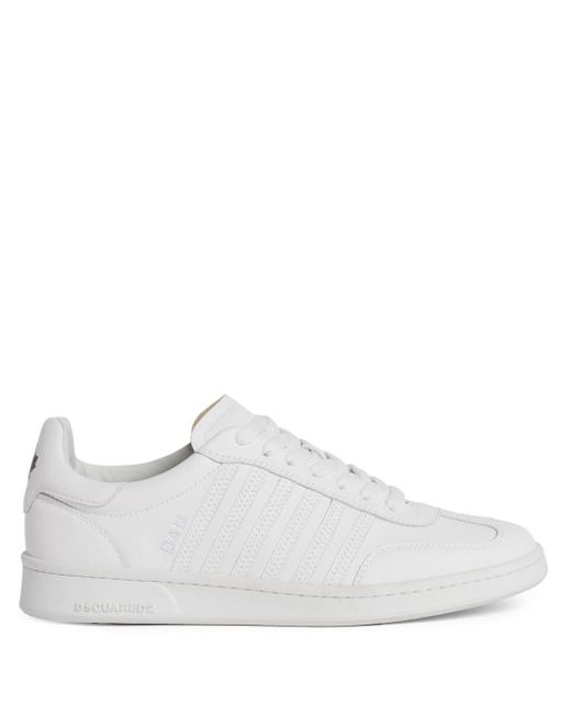 DSquared² White Boxer Low-top Sneakers for men