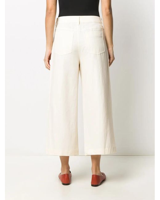 Vince Natural High-Waist Culottes