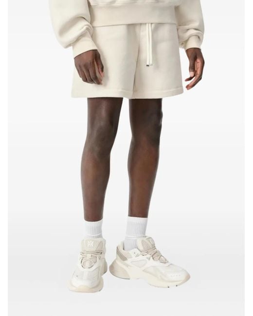 Amiri White Drawstring Cotton Shorts for men