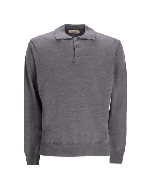 Aurélien Langärmeliger Pullover in Gray für Herren