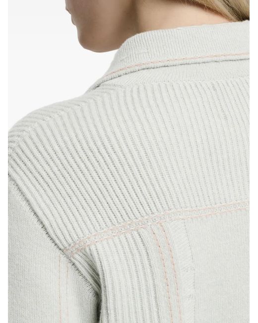 Barrie White Gerippte Jacke
