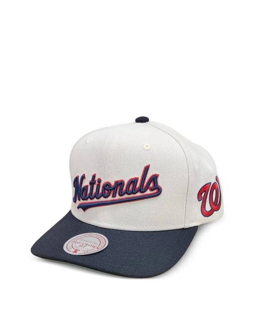 Mitchell & Ness Blue X Mlb Nationals Baseball Cap for men