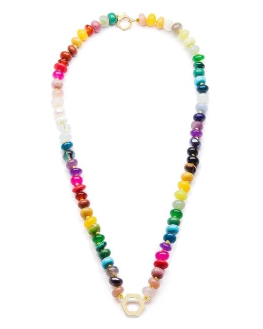 Harwell Godfrey Multicolor 18Kt Gemstone Beaded Necklace