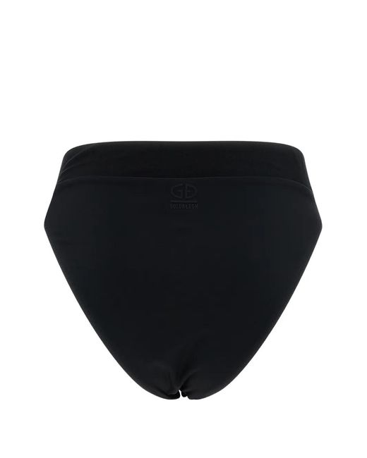 Goldbergh Black Oceane High-Leg Bikini Briefs