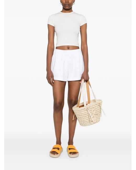 Mc2 Saint Barth White Cate Shorts