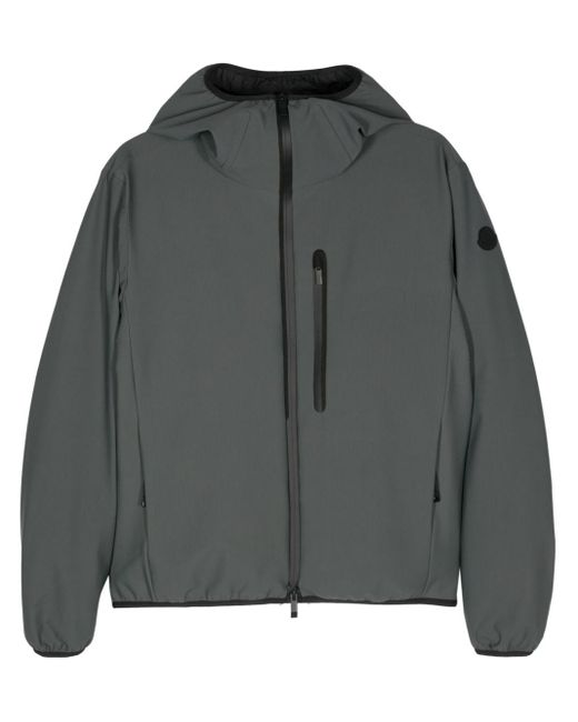 Moncler Gray Lausfer Hooded Down Jacket for men