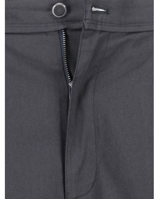 Low Classic Blue High-Rise Trousers