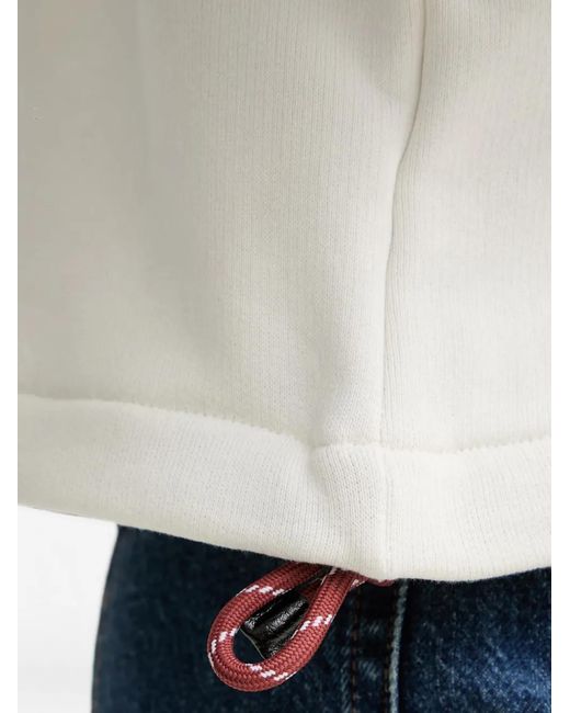 Rag & Bone White Boxy-Fit Sleeveless Polo Top