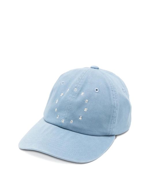 Etudes Studio Blue Logo-Embroidered Baseball Cap