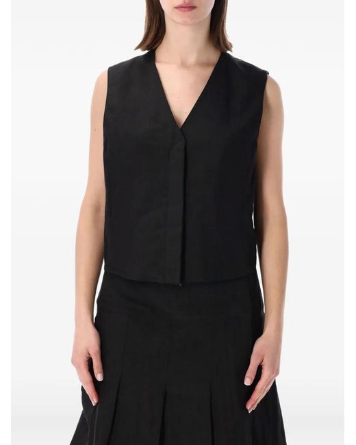 Our Legacy Black V-Neck Vest