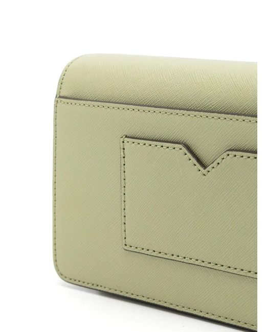 MICHAEL Michael Kors Green Jet Set Leather Crossbody Bag
