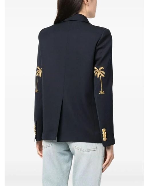 Palm Angels Blue Blazer