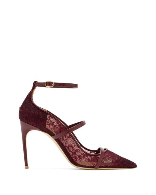 Malone Souliers Pink Diaz Heeled Pumps