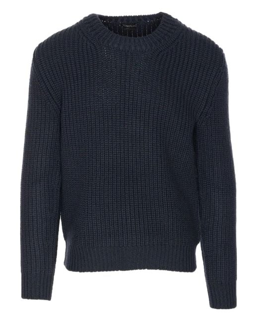 メンズ Tom Ford クルーネック セーター Blue