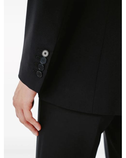Blazer Con Botones Another Tomorrow de color Black