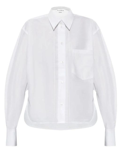 Camisa con botones Victoria Beckham de color White