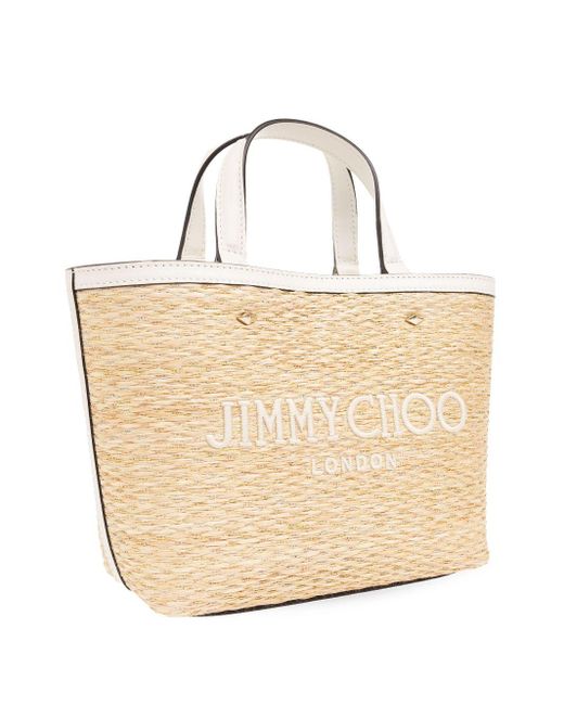 Mini sac cabas à main Marli Jimmy Choo en coloris Natural