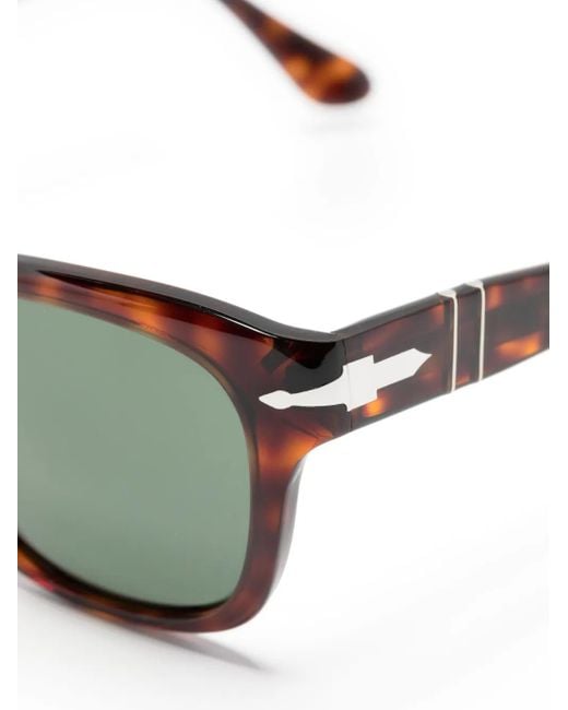 Persol Gray Po3313S Tortoiseshell-Effect Sunglasses
