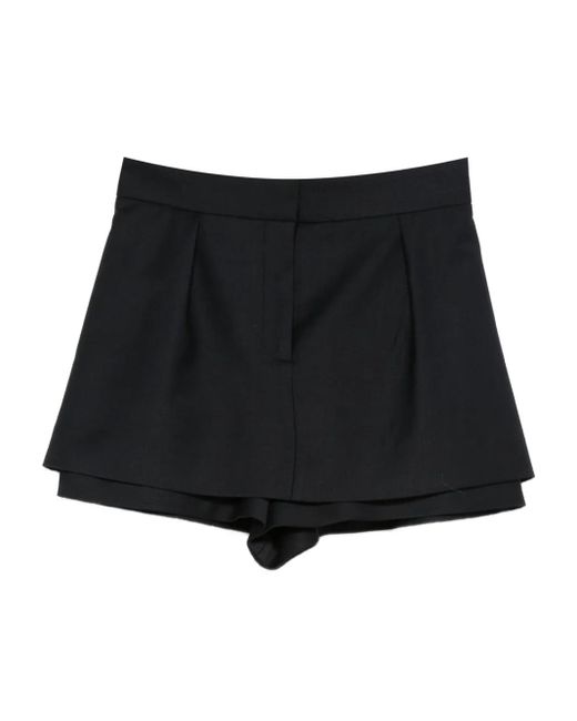 Maje Black Shorts mit Falten