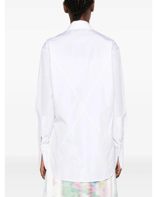 Loewe White Puzzle Fold Cotton Shirt