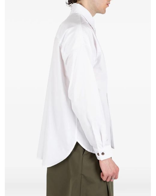 Societe Anonyme White Buttoned Oversized Shirt