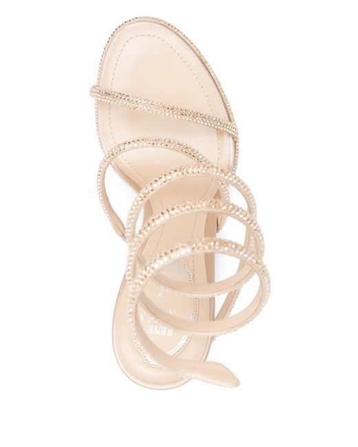 Rene Caovilla White 100Mm Cleo Sandals