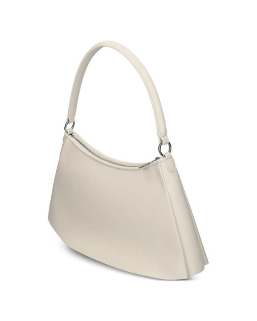 Lacoste White Medium Lenglen Shoulder Bag