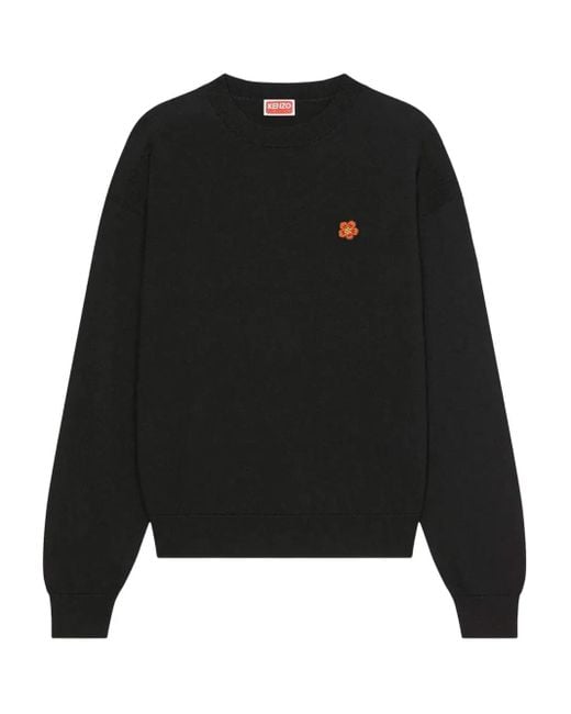 KENZO Black Logo Sweater for men