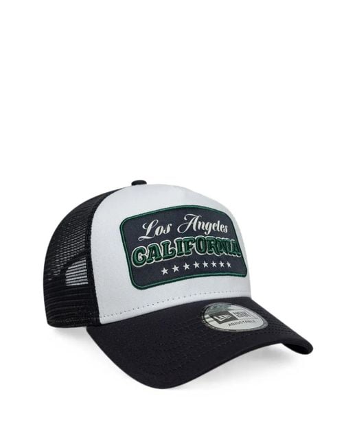 KTZ Blue Logo-Patch Trucker Cap for men
