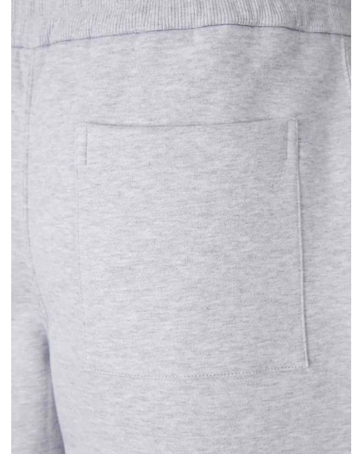 Jil Sander White Drawstring Shorts for men