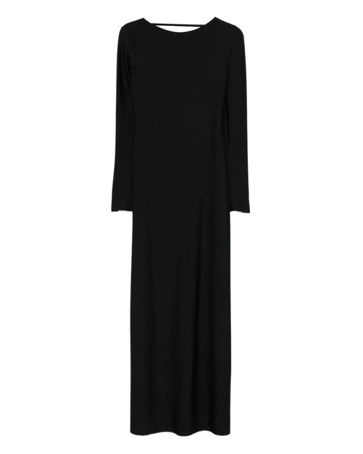 Nue Black Sabrine Long-Sleeve Maxi Dress