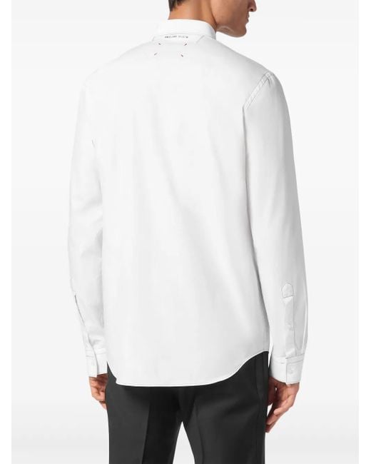 Philipp Plein White Sugar Daddy Shirt for men