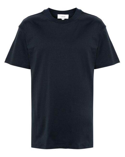 Lardini T-shirt Met Ronde Hals in het Blue voor heren