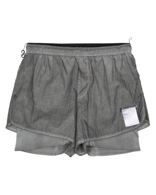 Pantalones cortos de deporte RippyTM 3" Satisfy de hombre de color Gray